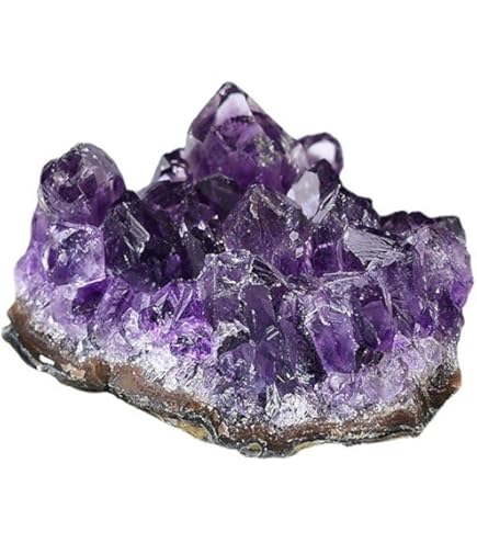 「癒しの石」アメジスト水晶結晶群 装飾品 癒しの石」アメジスト水晶結晶群 装飾品